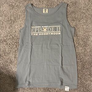 Comfort Colors Light Gray Tank Top - Star Wars Honeymoon